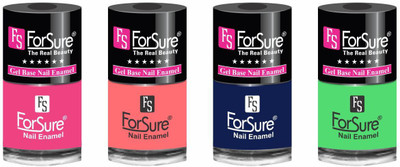 forsure HD color long lasting matte nail polish (set of 4) unique shades princess pink, hot peach, navy blue, neon green(Pack of 4)
forsure HD color long lasting matte nail polish (set of 4) unique shades princess pink, hot peach, navy blue, neon green(Pack of 4)