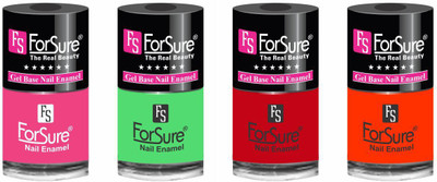 forsure HD color long lasting matte nail polish (set of 4) unique shades princess pink, neon green, hot red, orange(Pack of 4)
forsure HD color long lasting matte nail polish (set of 4) unique shades princess pink, neon green, hot red, orange(Pack of 4)