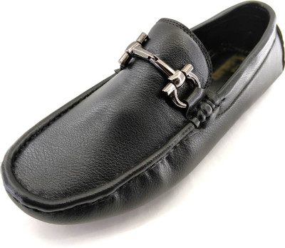 SN Loafers For Men(Black, Black 02