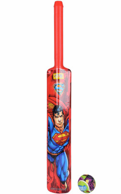 Superman Superman Jumbo Plastic Bat with Tennis Ball Cricket Kit