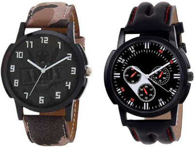 Montres New Stylish Designer Dial Leather Strap Combo Pack Of 2 MW029 Boys Watch - For Boys & Girls
Montres New Stylish Designer Dial Leather Strap Combo Pack Of 2 MW029 Boys Watch - For Boys & Girls