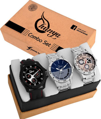shunya Combo Of Three Metallic And Leather Super Quality Watch - For Men Watch - For Men
shunya Combo Of Three Metallic And Leather Super Quality Watch - For Men Watch - For Men