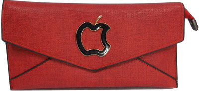 zilmil Formal Maroon Clutch