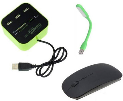 Blendia Set of Multi connectivity USB Hub, Wireless mouse with Mini Flexible USB LED Light Lamp for Laptop Computer Keyboard Reading Notebook 3EG13 Combo Set
Blendia Set of Multi connectivity USB Hub, Wireless mouse with Mini Flexible USB LED Light Lamp for Laptop Computer Keyboard Reading Notebook 3EG13 Combo Set