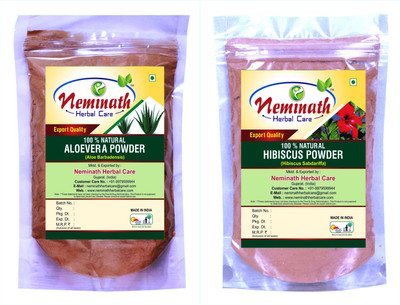 Neminath Herbal Care 100% Natural Aloe Vera (Aloe Barbadensis) Hibiscus Flower (Rosa Sinensis) Powder (Pack Of 2) (200 Grams)(200 g)
Neminath Herbal Care 100% Natural Aloe Vera (Aloe Barbadensis) Hibiscus Flower (Rosa Sinensis) Powder (Pack Of 2) (200 Grams)(200 g)