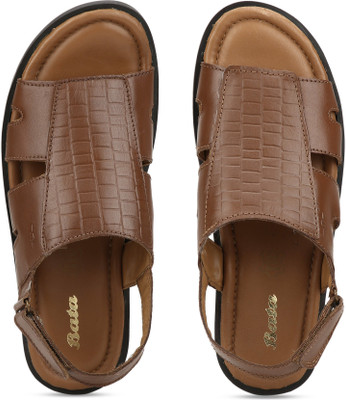 Bata Men Tan Sandals