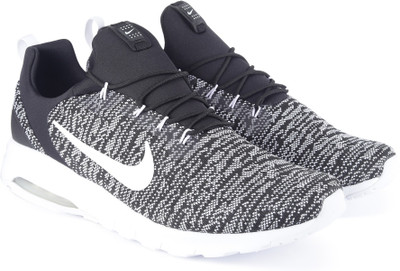 Nike NIKE AIR MAX MOTION RACER Walking Shoes For Men(Black, White