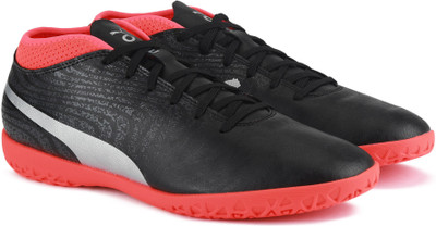 Puma ONE 18.4 IT Football Shoes For Men(Black, Red, Puma black-puma silver-red blast