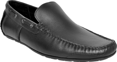 Allen Cooper Loafers For Men(Black