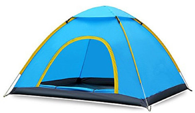 Saiyam Blue Tent House for Camping with Bag Tent - For 2(Blue)