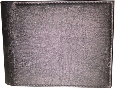 4 CLUB DRESSES Men Black Genuine Leather Wallet(4 Card Slots)