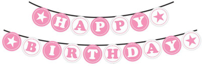 PARTY PROPZ Happy Birthday Banner For Girls For Girls Birthday Decoration Banner(1 ft, Pack of 1)
PARTY PROPZ Happy Birthday Banner For Girls For Girls Birthday Decoration Banner(1 ft, Pack of 1)