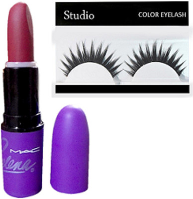 Studio Fix Combo Eyelashes & Selena Lipstick(Set of 2)