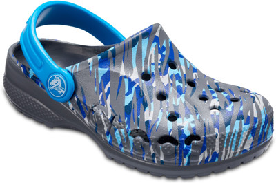 Crocs Boys Sling Back Clogs(Multicolor, Black
