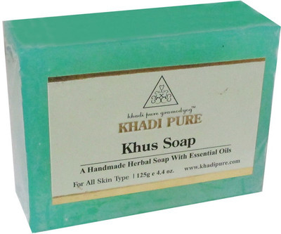 Khadi Pure Herbal Khus Soap(125 g)