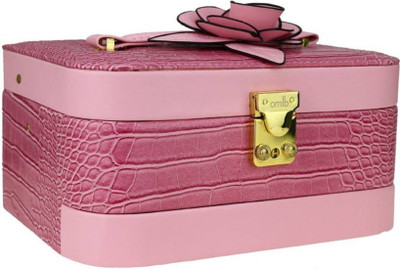 ZEVORA Leather Look Flower Cosmetic Organizer Makeup, Fashion, Jewellery, Multi Purpose Pink Makeup Vanity Box(Pink)
ZEVORA Leather Look Flower Cosmetic Organizer Makeup, Fashion, Jewellery, Multi Purpose Pink Makeup Vanity Box(Pink)