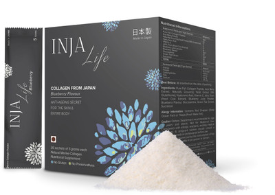 INJA Life COLLAGEN Protein from Japan Blueberry Flavour - 30 sachets of 5 gms(5 g)
INJA Life COLLAGEN Protein from Japan Blueberry Flavour - 30 sachets of 5 gms(5 g)
