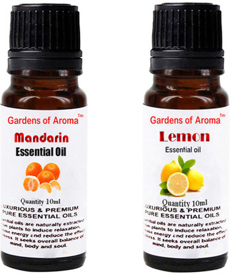 Gardens Of Aroma Mandarin Essential Oil And Lemon Essential Oil(20 ml)