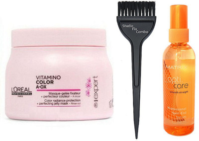 Studio Fix Combo Hair Brush & Hair Spa Vitamino Color Radiance Protection & Matrix Opti Care Split End Serum(Set of 3)
Studio Fix Combo Hair Brush & Hair Spa Vitamino Color Radiance Protection & Matrix Opti Care Split End Serum(Set of 3)