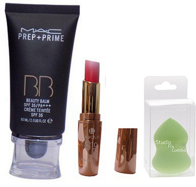 Studio Fix Combo Of Sponge Puff & Mac Prep+prime BB Beauty Balm Spf 35 Creme Teintee Spf 35 Foundation &9 to 5 Lipstick(Set of 3)
Studio Fix Combo Of Sponge Puff & Mac Prep+prime BB Beauty Balm Spf 35 Creme Teintee Spf 35 Foundation &9 to 5 Lipstick(Set of 3)