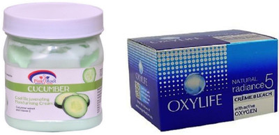 Pink Root Cucumber Cream 500ml, Oxylife Crème Bleach Natural radiance5 27g(Set of 2)
Pink Root Cucumber Cream 500ml, Oxylife Crème Bleach Natural radiance5 27g(Set of 2)