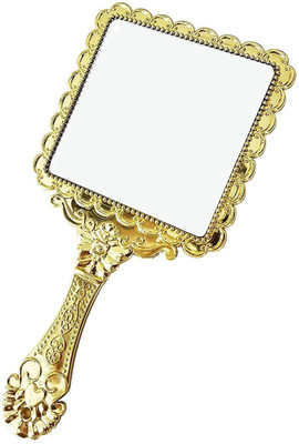 Prime Makeup Mirror, Shaving Mirror, Portable Hand Held Mirror For Women And Men, 25 Gram, Golden, Pack of 1 (10864)
Prime Makeup Mirror, Shaving Mirror, Portable Hand Held Mirror For Women And Men, 25 Gram, Golden, Pack of 1 (10864)