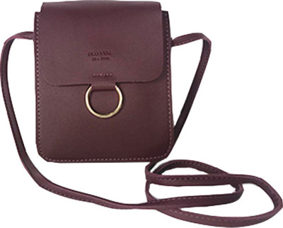 Lelys Women Purple PU Sling Bag
