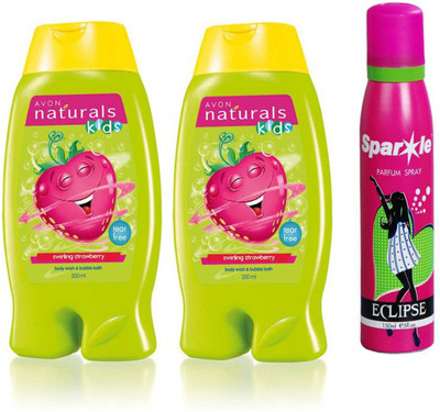 Avon Anew two Naturals Kids Little Delights Swirling Strawberry Body Wash (200 ml) with perfume spray 150 ml(Set of 3)
Avon Anew two Naturals Kids Little Delights Swirling Strawberry Body Wash (200 ml) with perfume spray 150 ml(Set of 3)