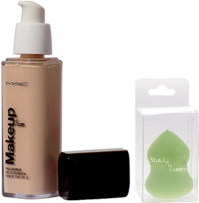 Studio Fix Combo Sponge Blender Puff &MAC Makeup Prolong Liquid Foundation(Set of 2)
Studio Fix Combo Sponge Blender Puff &MAC Makeup Prolong Liquid Foundation(Set of 2)
