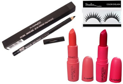 Studio Fix Combo Eyelashes & Giambattista Valli Capricious & Danger Lipstick & Pencil crayon Khol kajal(Set of 4)
Studio Fix Combo Eyelashes & Giambattista Valli Capricious & Danger Lipstick & Pencil crayon Khol kajal(Set of 4)