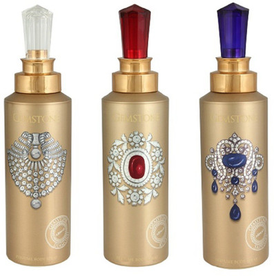 Armaf Gemstone Diamond + Ruby + Sapphire Body Spray - For Men & Women(600 ml, Pack of 3)
Armaf Gemstone Diamond + Ruby + Sapphire Body Spray - For Men & Women(600 ml, Pack of 3)