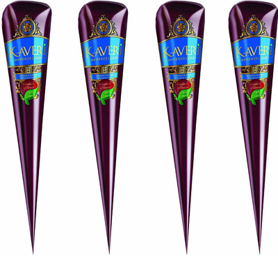 Grab Offers KaveriCone4 Natural Mehendi(Pack of 4)