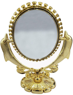 AASA Makeup Mirror Double Sided Face Mirror For Home Use, Golden Decorative Mirror(Oval)
AASA Makeup Mirror Double Sided Face Mirror For Home Use, Golden Decorative Mirror(Oval)