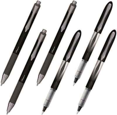 Platignum Tixx 3 Soft Grip Refillable Black Ball Point Pens & 3 Non-Refillable Black Roller Ball Needle Point Pen Gift Set(Pack of 6)
Platignum Tixx 3 Soft Grip Refillable Black Ball Point Pens & 3 Non-Refillable Black Roller Ball Needle Point Pen Gift Set(Pack of 6)