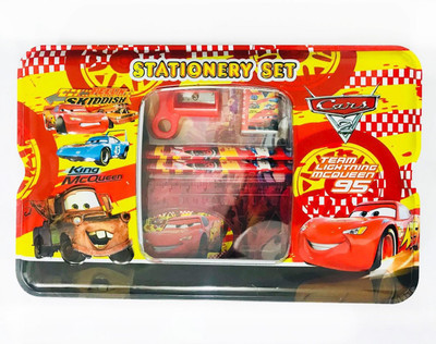 GRAPPLE DEALS Kids Favourite Car Pencil Box With Pencil,Sharpner,Eraser,Ruler And Small Notebook Cartoon Art Metal Pencil Box(Set of 1, Red)
GRAPPLE DEALS Kids Favourite Car Pencil Box With Pencil,Sharpner,Eraser,Ruler And Small Notebook Cartoon Art Metal Pencil Box(Set of 1, Red)
