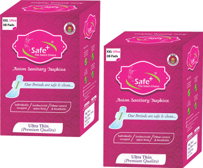 Safe plus Anion ultra soft XXL Bamboo pulps sanitary pad with Bamboo pulps(Natural product) and four wings 16 pcs Sanitary Pad(Pack of 16)
Safe plus Anion ultra soft XXL Bamboo pulps sanitary pad with Bamboo pulps(Natural product) and four wings 16 pcs Sanitary Pad(Pack of 16)