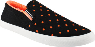 Claptrap Casuals For Men(Black, Orange
