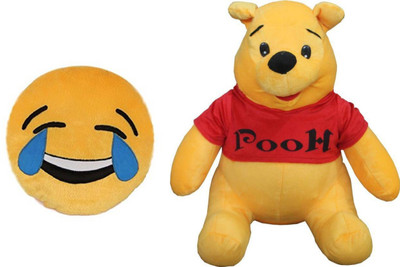 MTC Laughing Tears Cushion (30 cm) Combo With Winnie The Pooh (12 inches) - 14 inch(Multicolor)
MTC Laughing Tears Cushion (30 cm) Combo With Winnie The Pooh (12 inches) - 14 inch(Multicolor)