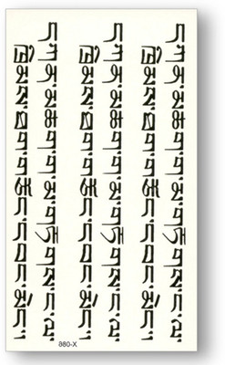 Savii Tibetean Sanskrit Text Design(Tibetean Sanskrit Text Design)