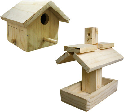 Birdhousebuilder BHBF003 House Sparrow Bird House Nest Box with hanging Bird Feeder Bird House(Hanging, Wall Mounting, Tree Mounting, Free Standing)
Birdhousebuilder BHBF003 House Sparrow Bird House Nest Box with hanging Bird Feeder Bird House(Hanging, Wall Mounting, Tree Mounting, Free Standing)