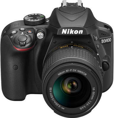 Nikon DSLR D3400 DSLR Camera Body with Single Lens: AF-P DX NIKKOR 18-55 mm f/3.5-5.6G VR Kit DSLR Camera (16 GB SD Card + DSLR Camera Bag) (Black(Black)
Nikon DSLR D3400 DSLR Camera Body with Single Lens: AF-P DX NIKKOR 18-55 mm f/3.5-5.6G VR Kit DSLR Camera (16 GB SD Card + DSLR Camera Bag) (Black(Black)
