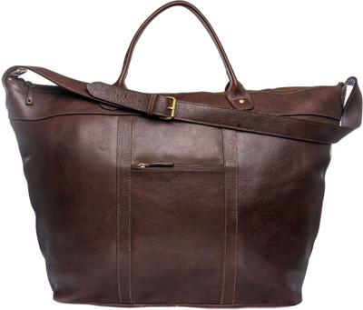 Hidesign 16 inch/40 cm Roberto Travel Duffel Bag(Brown)