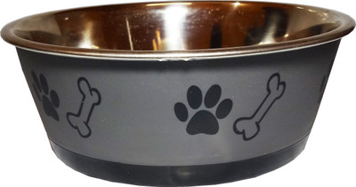 Petshop7 Stylish - Regular Anti Skid Dog Food Bowl/Dog Bowl/Medium 980 ML (Grey) Roumd Pottery, Stainless Steel Pet Bowl(900 ml Grey)
Petshop7 Stylish - Regular Anti Skid Dog Food Bowl/Dog Bowl/Medium 980 ML (Grey) Roumd Pottery, Stainless Steel Pet Bowl(900 ml Grey)