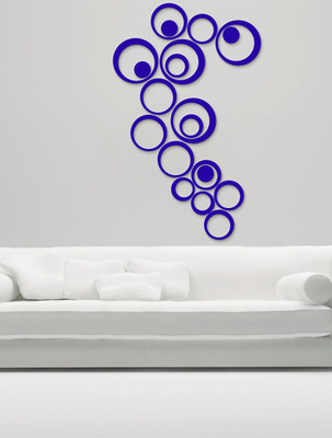 SCOTLON HOOP_3D Wall Sticker(Pack of 20, Black