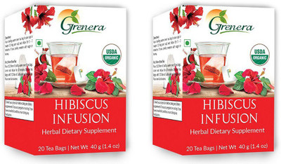 Grenera Hibiscus Infusion -20 Tea Bags/Box (2) Hibiscus Herbal Tea Bags Box(20 Bags)
Grenera Hibiscus Infusion -20 Tea Bags/Box (2) Hibiscus Herbal Tea Bags Box(20 Bags)