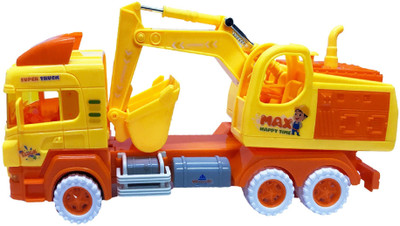 Emob 27 cm Huge Excavator Truck with Friction Wheels and Moving Body Parts Construction Toy(Yellow, Orange), Orange;yellow
Emob 27 cm Huge Excavator Truck with Friction Wheels and Moving Body Parts Construction Toy(Yellow, Orange), Orange;yellow