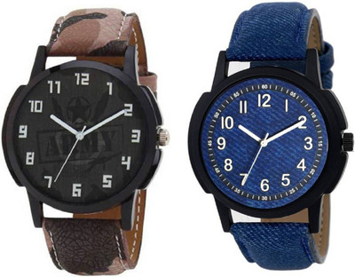 Montres New Stylish Designer Dial Leather Strap Combo Pack Of 2 MW021 Boys Watch - For Boys
Montres New Stylish Designer Dial Leather Strap Combo Pack Of 2 MW021 Boys Watch - For Boys