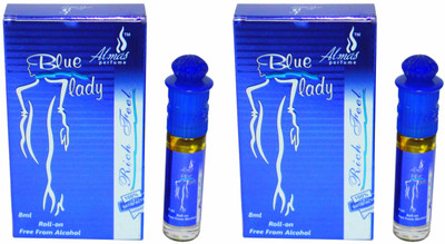 Almas Blue Lady Pocket Perfume. Floral Attar(Floral)