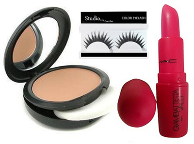 Studio fix combo Eyelashes & face Powder Compact & Mac giambattista red Valli Matte Finish lipstick(Set of 3)
Studio fix combo Eyelashes & face Powder Compact & Mac giambattista red Valli Matte Finish lipstick(Set of 3)