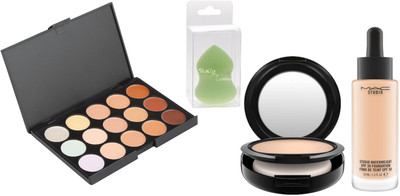 Studio Fix Combo sponse puff & studio waterweight SPF 30 foundation , studio FIX powder plus Foundation , 15 shade palette(Set of 4)
Studio Fix Combo sponse puff & studio waterweight SPF 30 foundation , studio FIX powder plus Foundation , 15 shade palette(Set of 4)